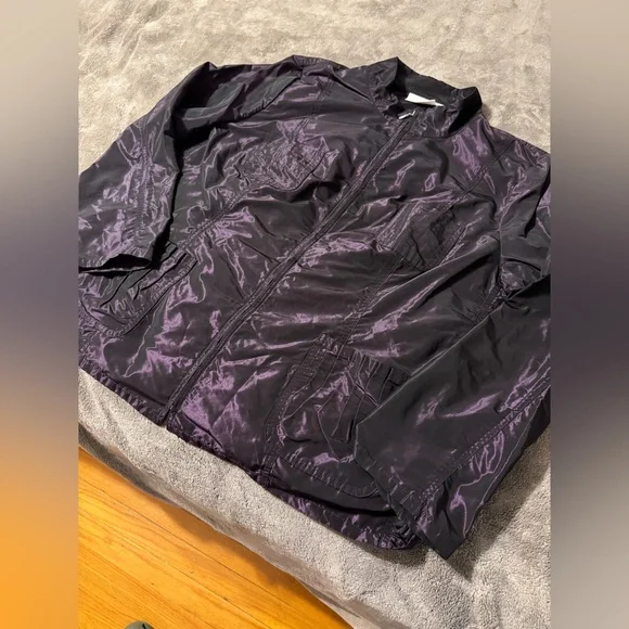 ✨ Chico’s Metallic Jacket Sz XL - Picture 2 of 3